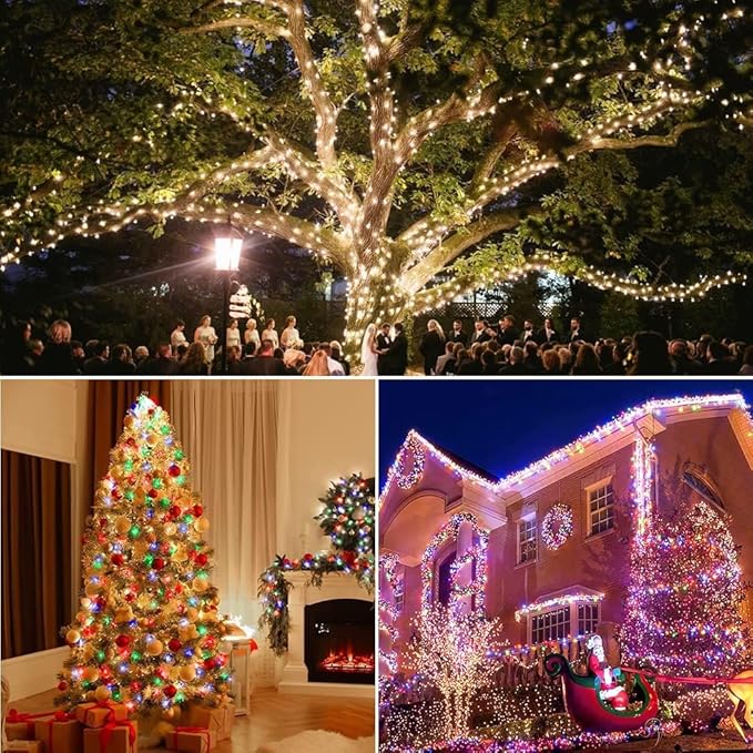 LUCES LED CON PANEL SOLAR - 10 METROS