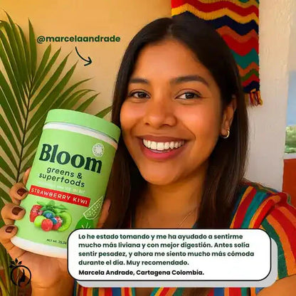 BLOOM VITAL FORCE TAMAÑO GRANDE - SOLO 1 VASO AL DÍA PARA: