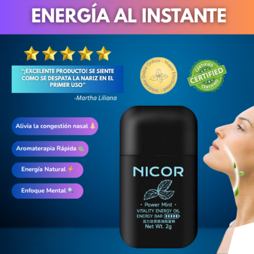 INHALADOR NASAL MEJORA RESPIRACIÓN