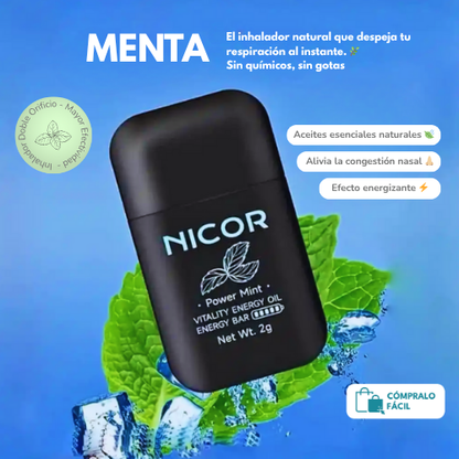 INHALADOR NASAL MEJORA RESPIRACIÓN